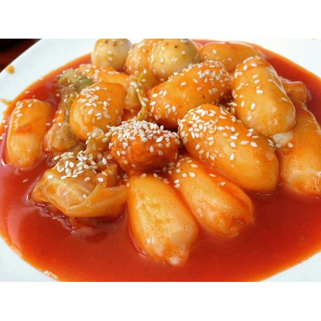 Combo 500g bánh gạo nhân phô mai gói trắng + 100g sốt nấu tokbokki