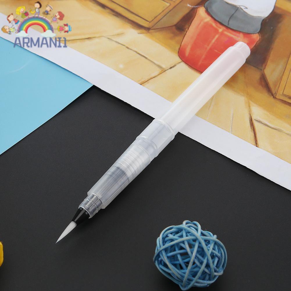 Armani Plastic Handle Ink Brush Tap Water Pen Watercolor Painting Pen Art Supplies