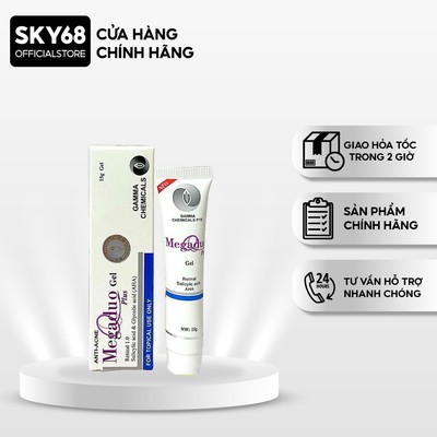 Gel Giảm Mụn Ẩn Và Thâm Gamma Megaduo Gel 15g - Bản Plus