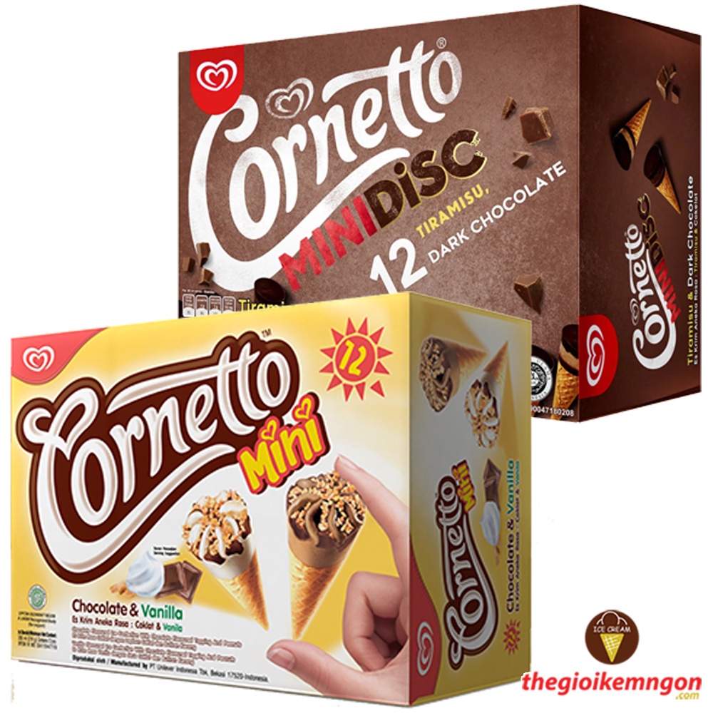 Kem ốc quế mini Wall's Cornetto Mini 336ML