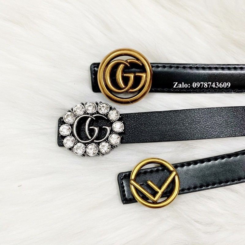 Thắt lưng nữ 2cm nhỏ xinh