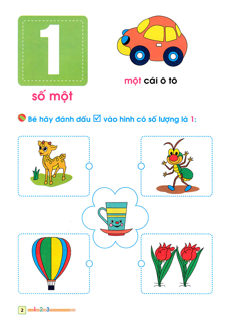 Sách Tủ Sách Bé Vào Lớp 1 - Bé Với 123 (Tái Bản 2020)