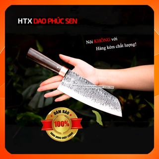 Dao Thái Thịt Sắc Bén HTX DAO PHÚC SEN GT03TMDD Chế Biến Rau Củ Lọc Cá Thịt 19cm