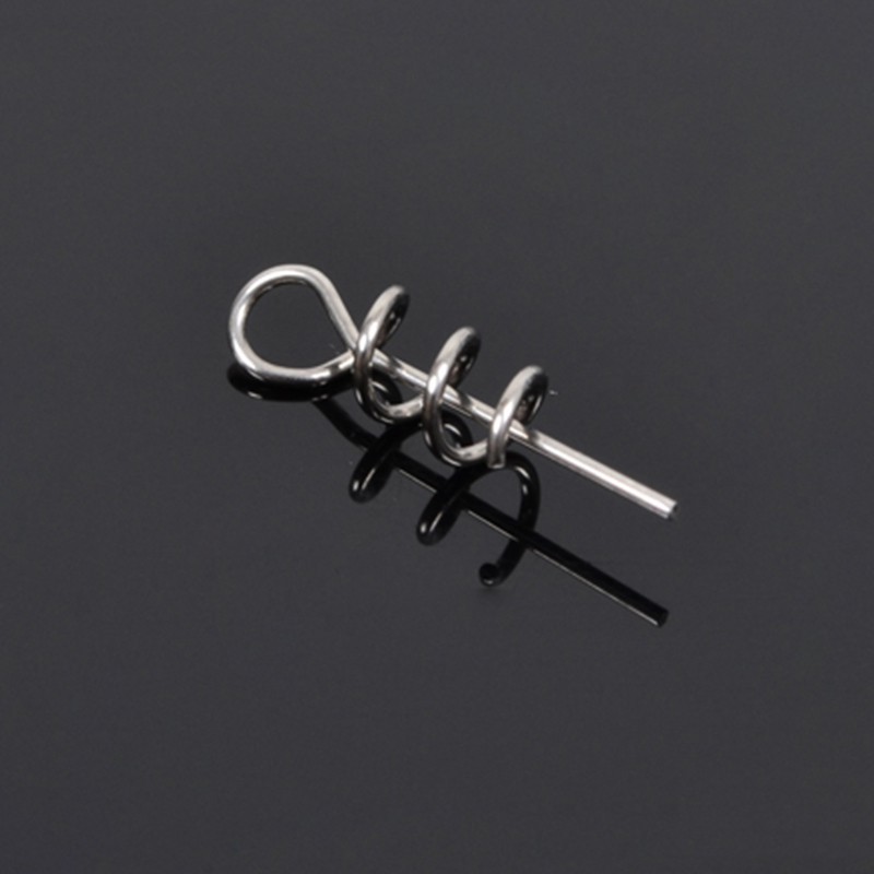 Set of 50 spring hooks for soft bait