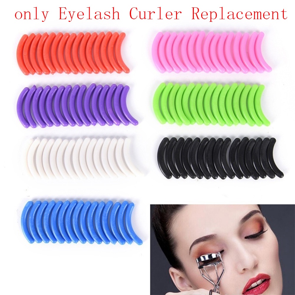 DIACHA New Rubber Pads Women Beauty Tool Eyelash Curler Refill Colorful Fashion Easy to Replace Soft Makeup Replacement/Multicolor