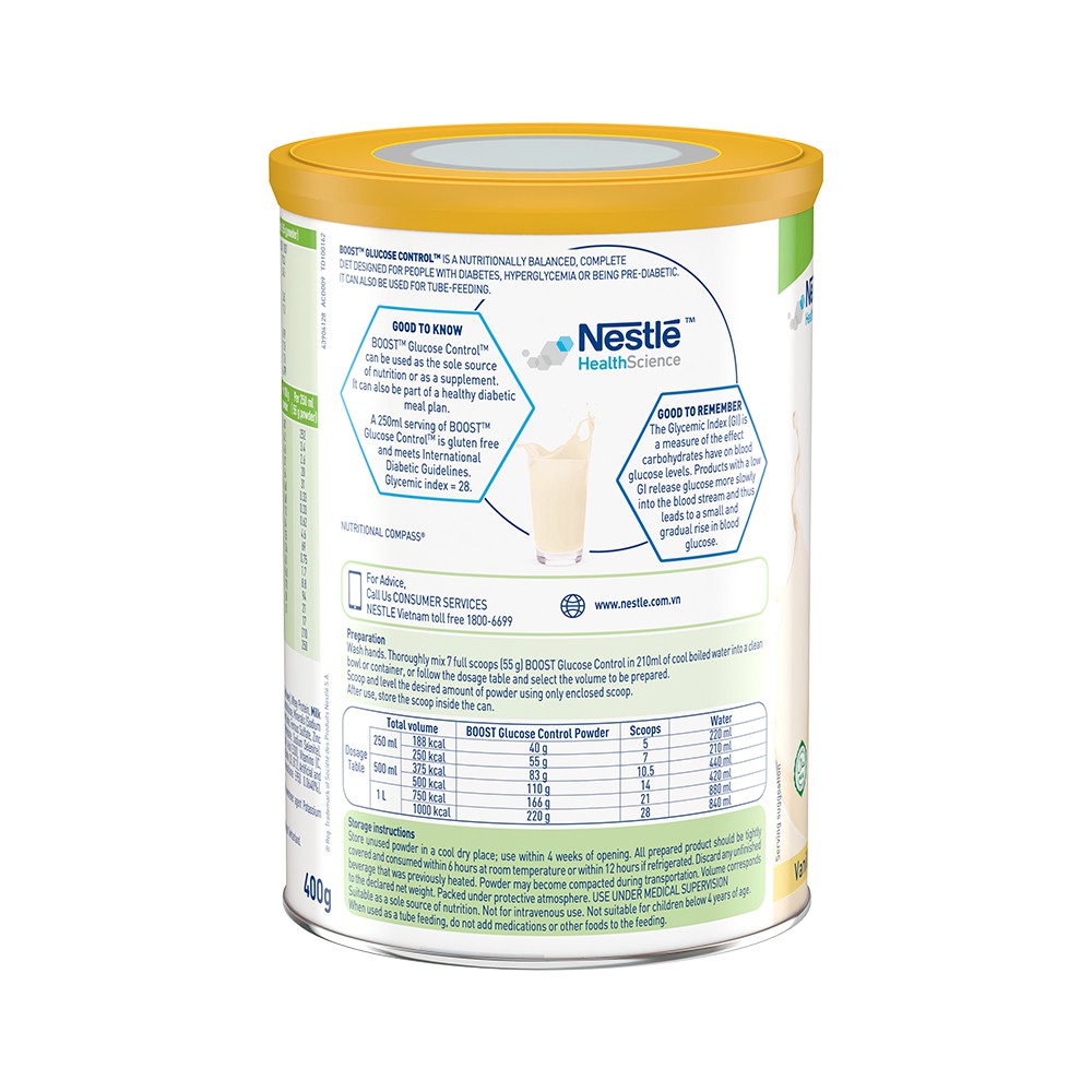 Sản phẩm dinh dưỡng Nestlé Boost Glucose Control