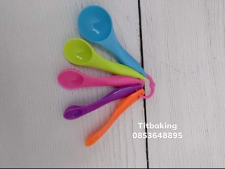 Bộ thìa đong teaspool 5 màu