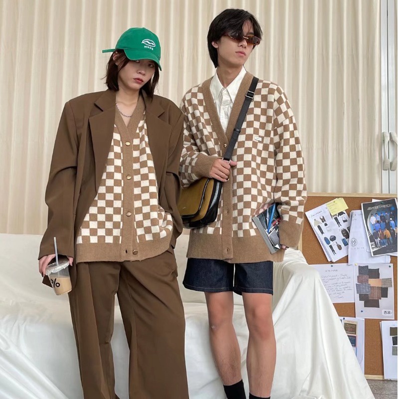 Áo Khoác Len Dáng Rộng Dài Tay Thiết Kế Mới Đơn Giản Thời Trang Dành Cho Nam