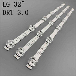 LG 32LF581 - Bộ 3 thanh 6 Led (chóe lớn) 6v cho LG 32LB 32LF các dòng tương tự DRT 3.0 32"