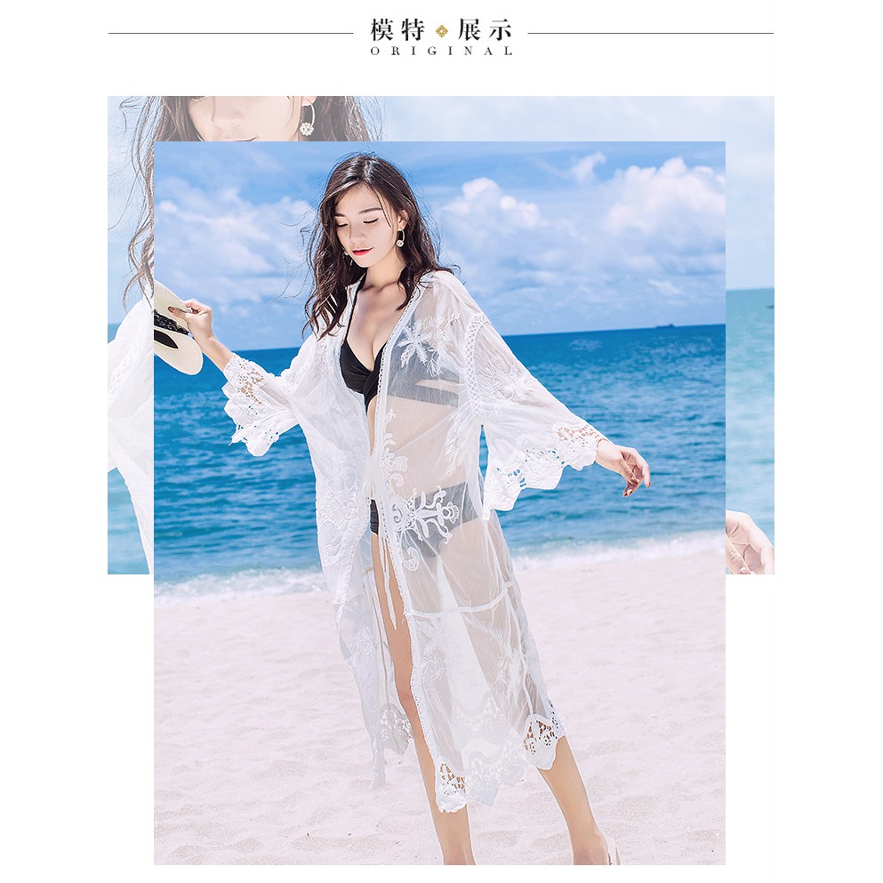 Áo khoác cardigan dài tay phối ren thời trang cho nữ | BigBuy360 - bigbuy360.vn