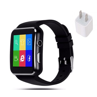 đồng hồ đeo tay thông minh x6 thế hệ mới mặt cong sang trọng giá rẻ mới tặng kèm cóc sạc iphone