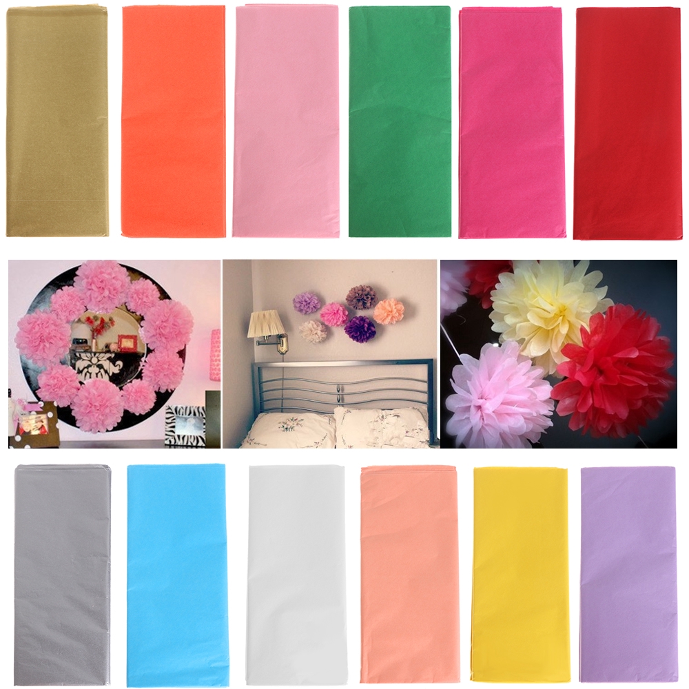 Túi 10 tờ giấy gói quà DIY cao cấp tặng trong tiệc cưới