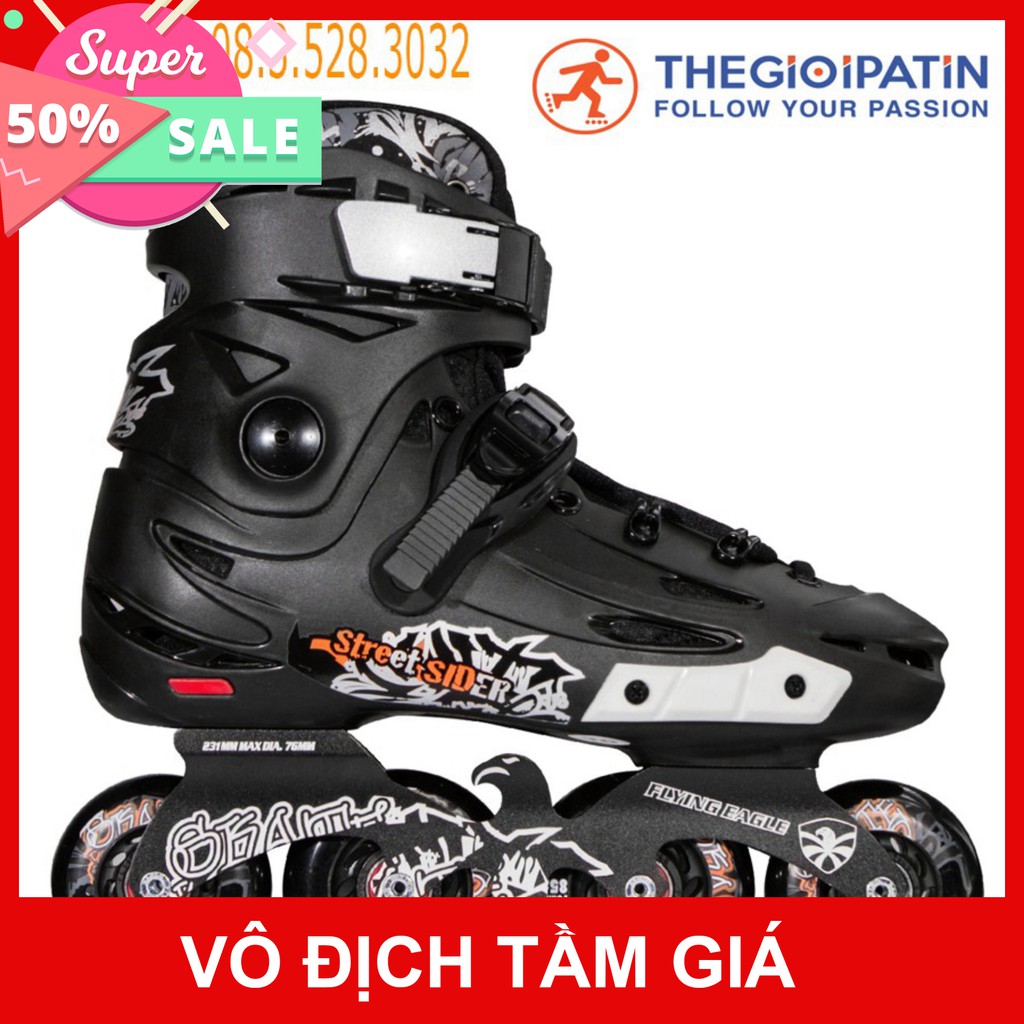 Giày patin F5 streetslider, giày patin cao cấp