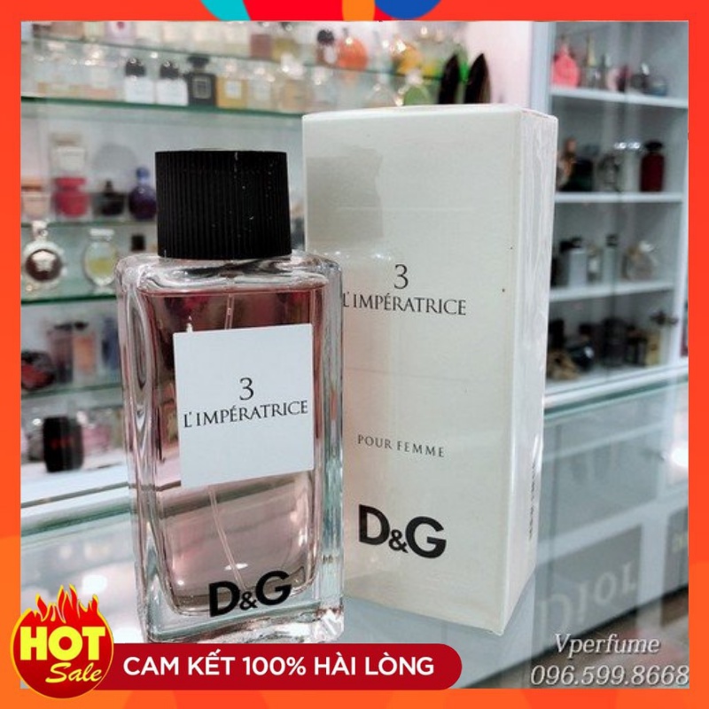 Nước hoa nữ DG L'Imperatrice 3 100ml thơm Lâu 12h ngọt ngào, cá tính Dầu thơm nữ