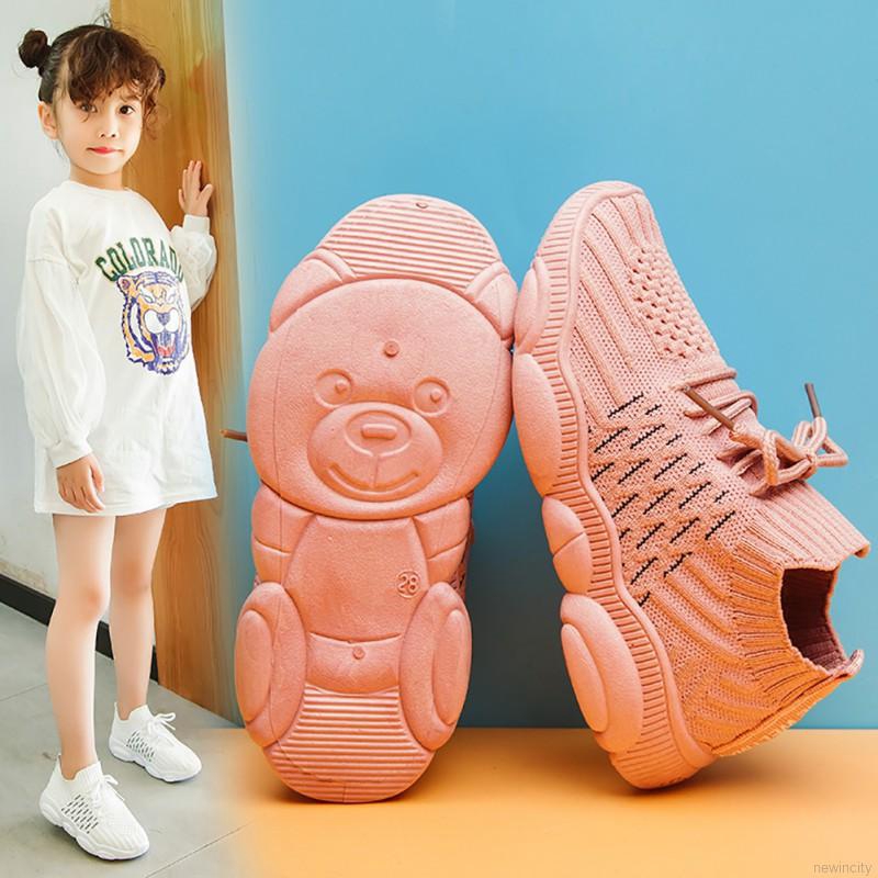 Giày thể thao in chữ chống trượt thời trang cho bé