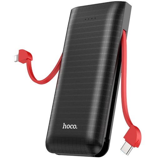 Sạc Dự Phòng Hoco J67 ✔ 10.000mAh ✔ Sạc nhiều Thiết Bị Cùng Lúc - Kèm 2 Cáp type-c  và Linghtning