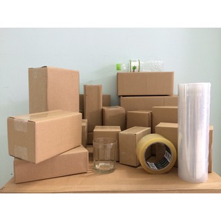 Hộp carton 22x15x10, số lượng: 50 hộp dùng đóng gói hàng