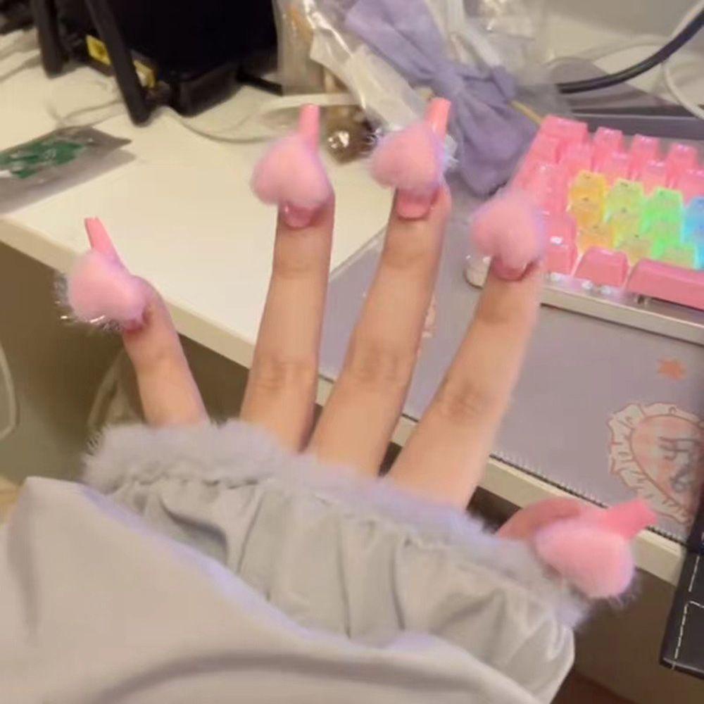 Hộp 24 Móng Tay Giả Trang Trí Nghệ Thuật