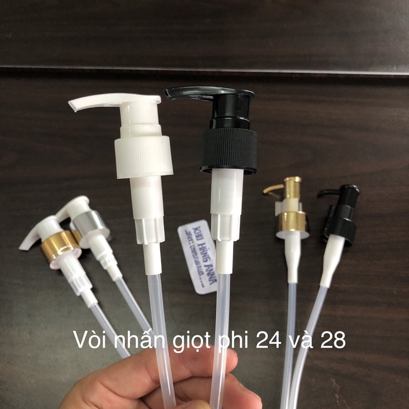 Combo 50 đầu xịt sương / xịt giọt / vòi nhấn nhỏ giọt phi 20 - Set 50 nắp xịt nước phi 20 dùng chai 30ml/ 50ml/ 100ml