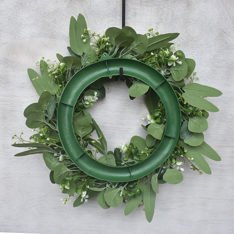 Vòng Hoa Khuynh Diệp Nhân Tạo 17 &quot;Treo Tường / Cửa Sổ Trang Trí Đa Ứng Dụng