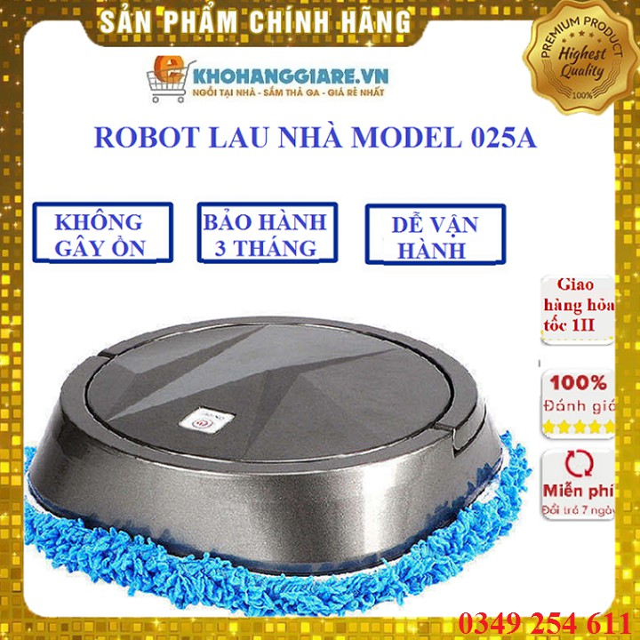 Robot lau nhà máy lau nhà thông minh tự động chỉ với một nút chạm sử dụng pin sạc đồ gia dụng nội địa Trung- có bảo hành