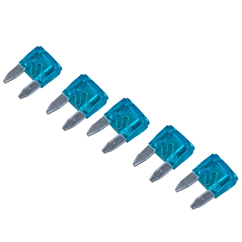 Bộ 35 cái cầu chì mini cho xe hơi 5 7.5 10 15 20 25 30 AMP