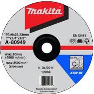 180 x 6 x 22mm đá mài kim loại makita a-80949