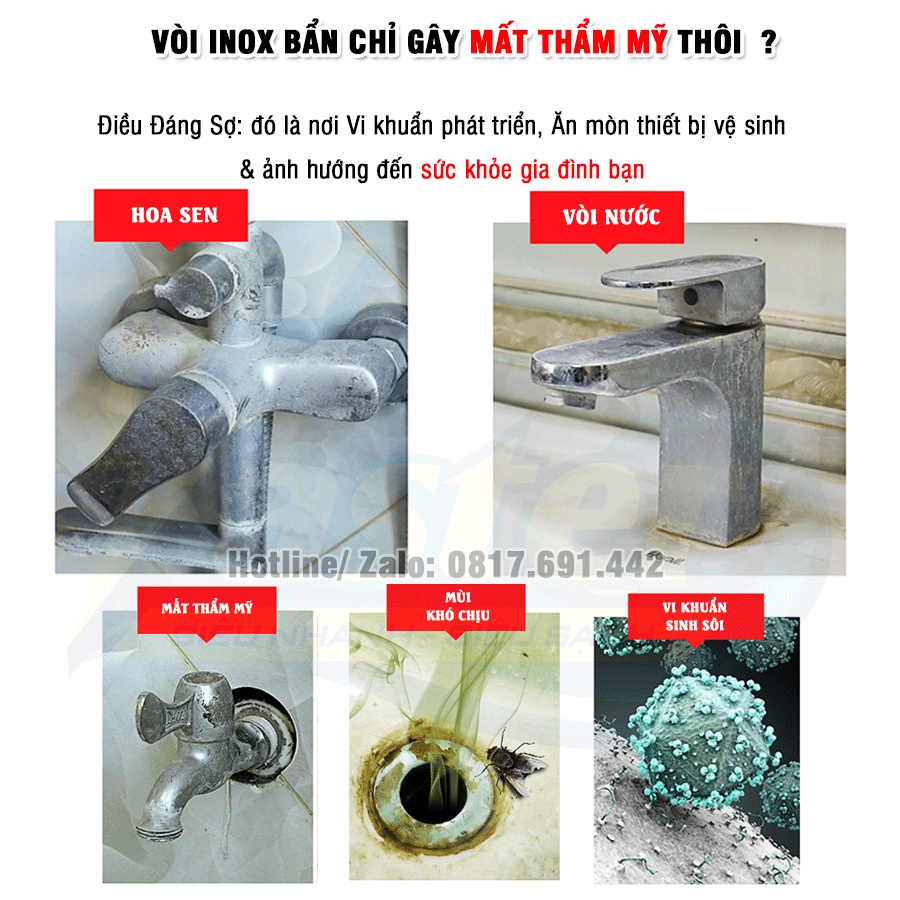 (TIẾT KIỆM 20K) Combo Nước Tẩy Dầu Mỡ Nhà Bếp &amp; Nước Tẩy Inox Gỉ Sét, Tẩy Cặn Canxi Trên Inox Chai Lớn Faster 500ml