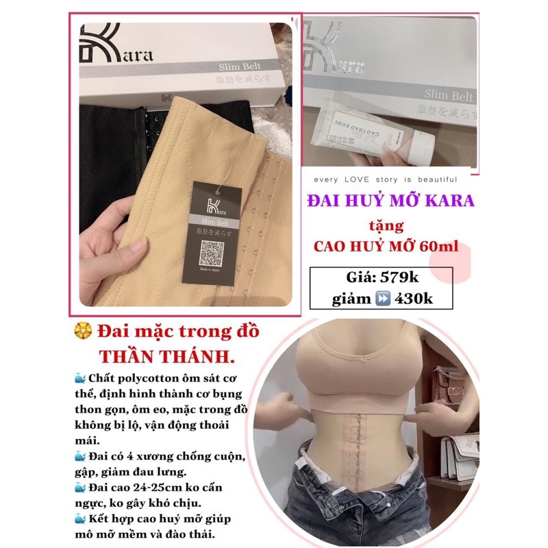 ĐAI HUỶ MỠ KARA NHẬT BẢN