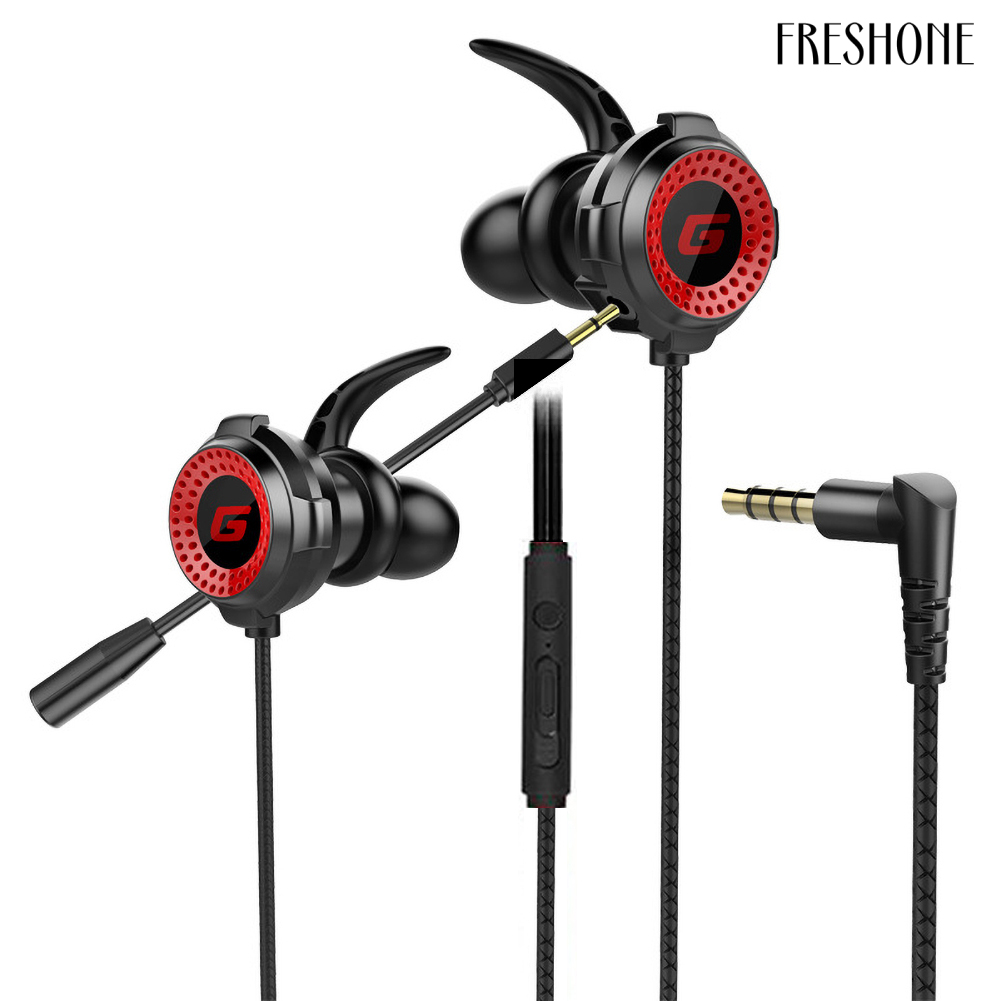 Tai nghe chơi game kiểu nhét tai G20 tích hợp mi cờ rô cổng 3.5mm cho điện thoại / pc