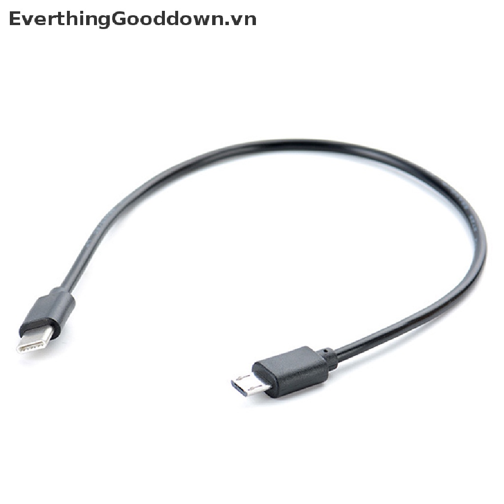 Dây Cáp OTG Chuyển Đổi Cổng Type C Đực Sang Micro USB Cái