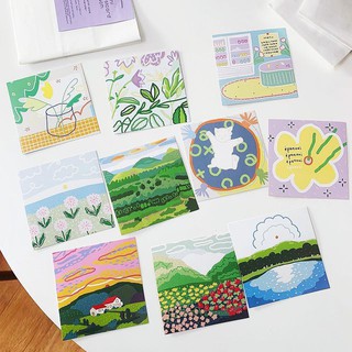 Set 5 Tấm Postcard Trang Trí Đáng Yêu