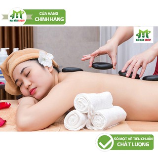 Đá Nóng Chườm Lưng Hình Oval - Đá Tự Nhiên