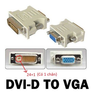 Bộ chuyển DVI to VGA 24+5 24+1
