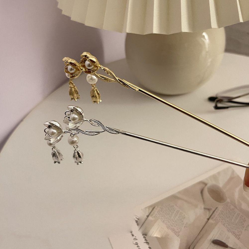 Trâm Cài Tóc Hợp Kim Hình Hoa Hồng / Đào Tinh Tế Cho Nữ