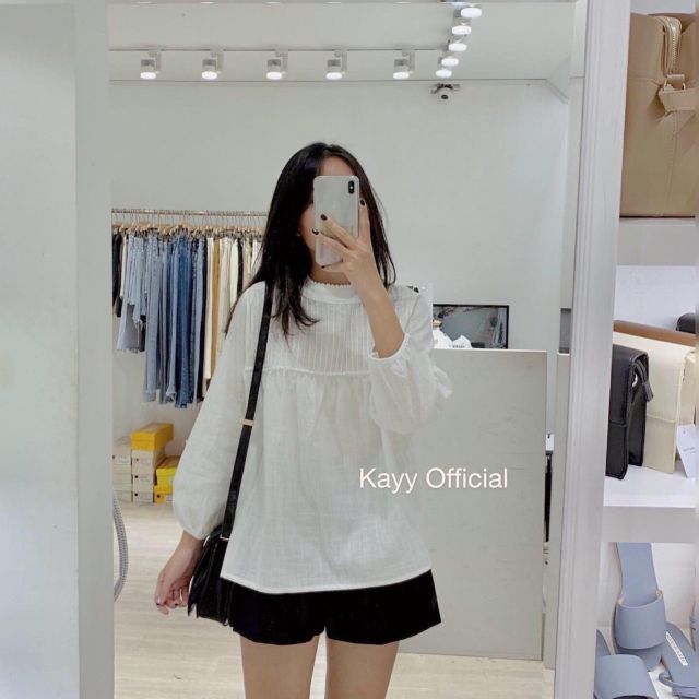 ÁO BABY DOLL XÔ TRẮNG SIÊU XINH - KÈM ẢNH THẬT TRẢI SÀN