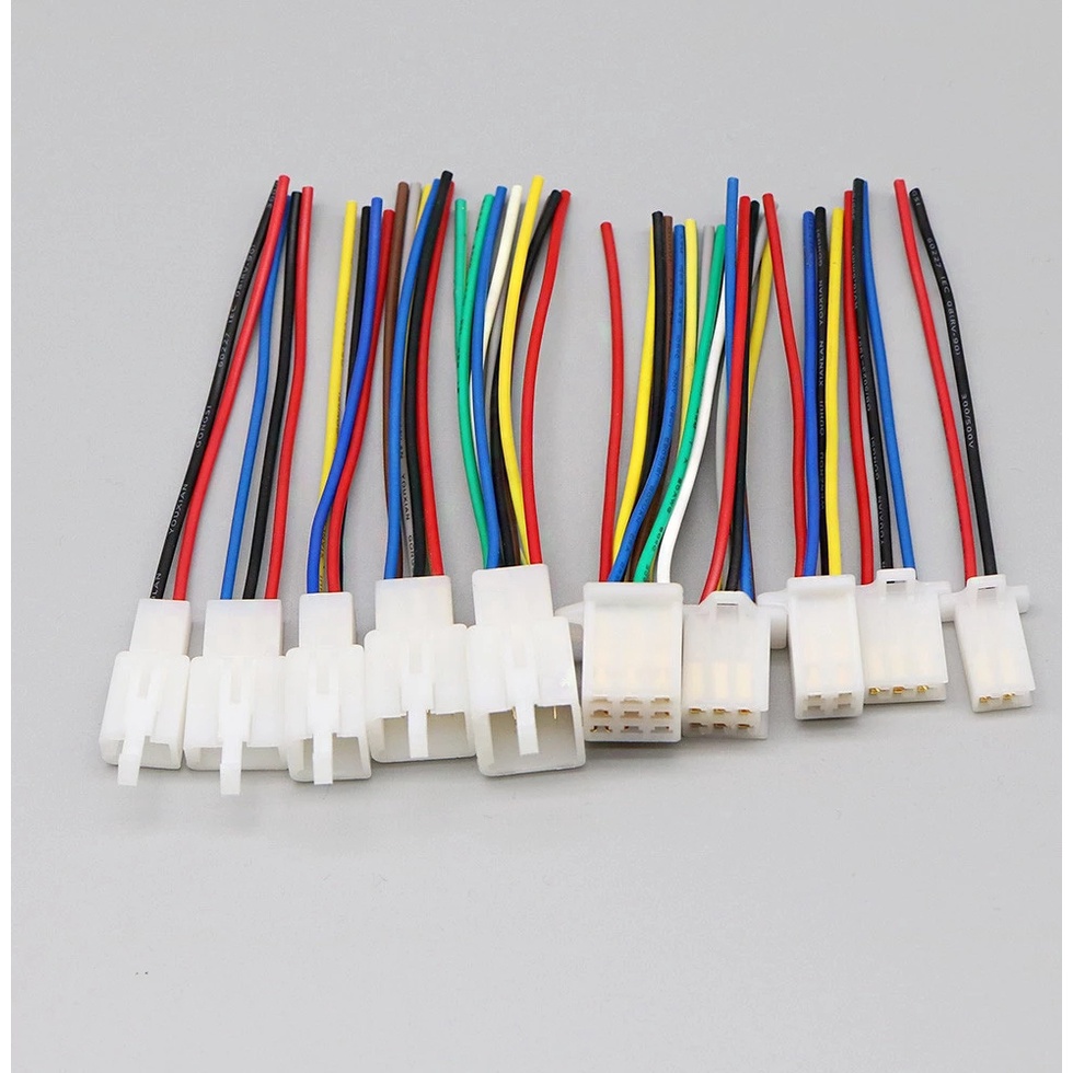 1 Bộ Đầu Nối Dây Điện 2.8mm 1 / 2 / 3 / 4 / 6 / 9 pin Cho Xe Máy