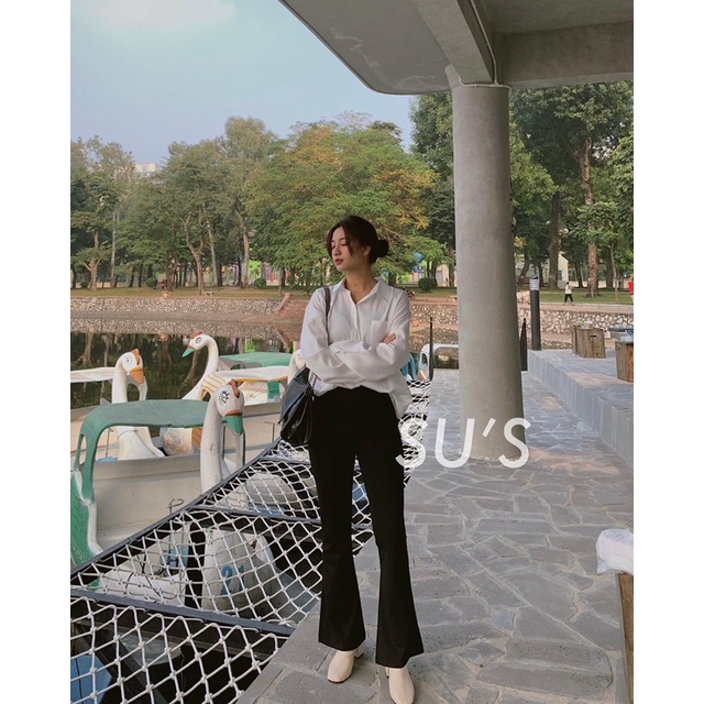 Quần mì Hàn ống loe Q398 SUSTORE | BigBuy360 - bigbuy360.vn