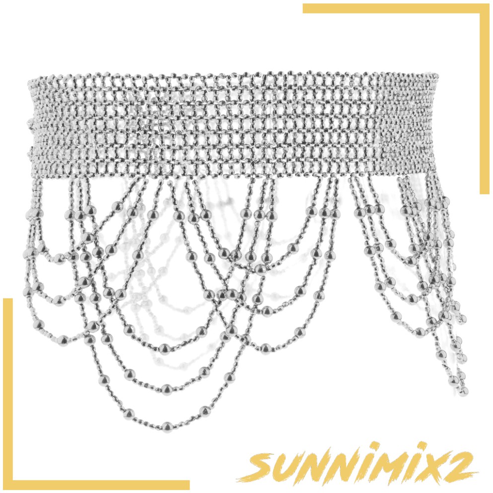 Thắt Lưng Dây Xích Tua Rua Đính Đá Sunnimix2
