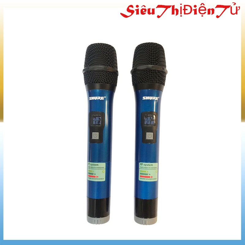 MIC KHÔNG DÂY SHURE BLXC9- mic không dây shure BLXC9 kèm 2 mic