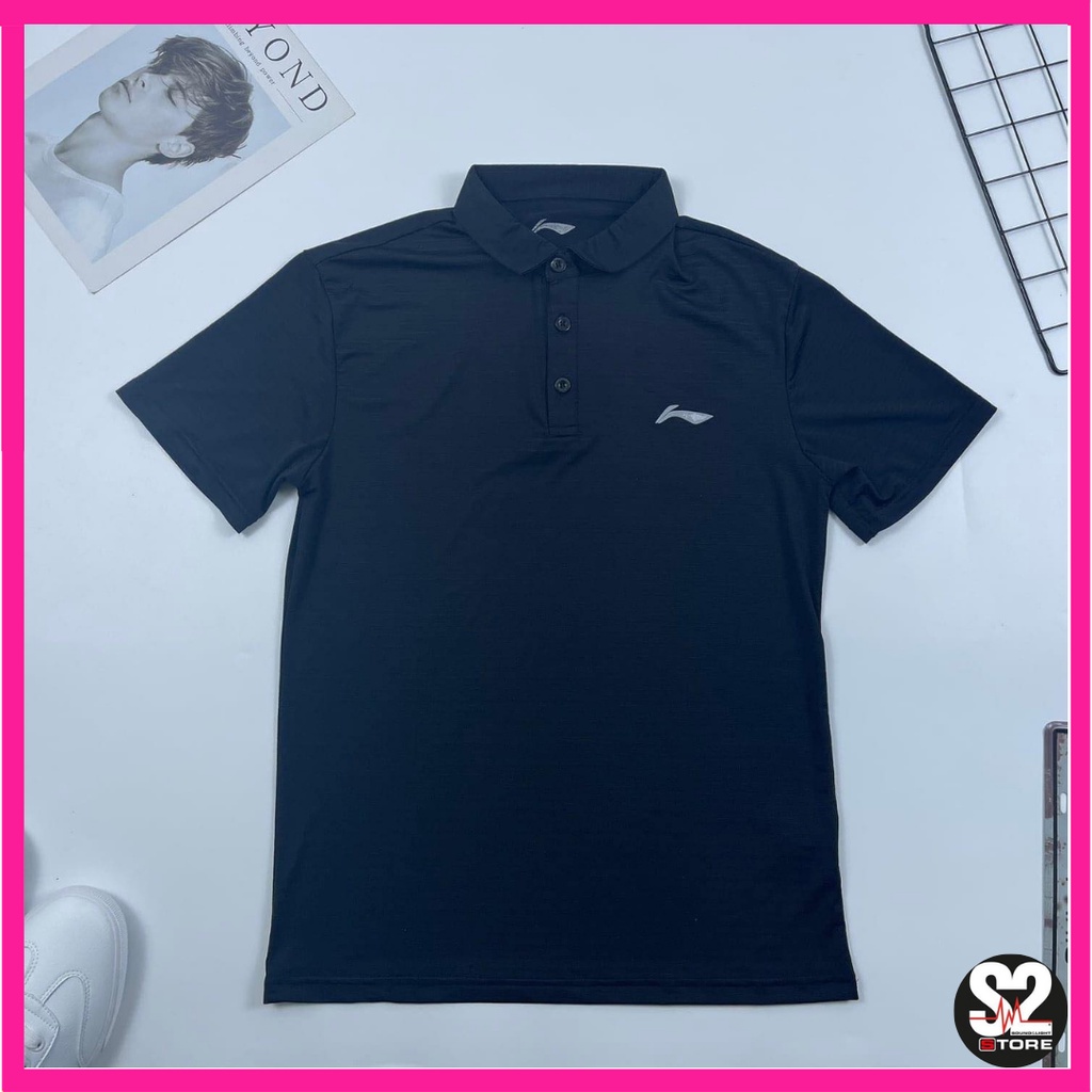 Áo thun polo nam có cổ thương hiệu LNING hàng xuất dư có hóa đơn