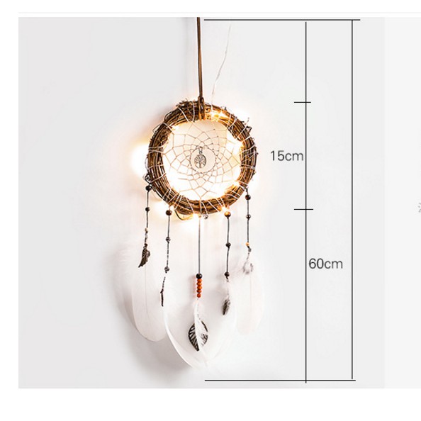 BN03 Phụ kiện treo trang trí Dream Catcher XR080 (có kèm đèn)