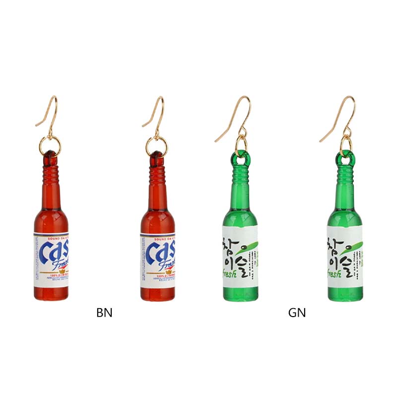 Khuyên Tai Hình Chai Bia Độc Đáo JP5