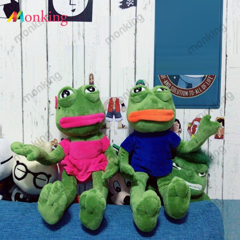 COD Sad frog plush doll Sad frog doll can pose as sad frog monking