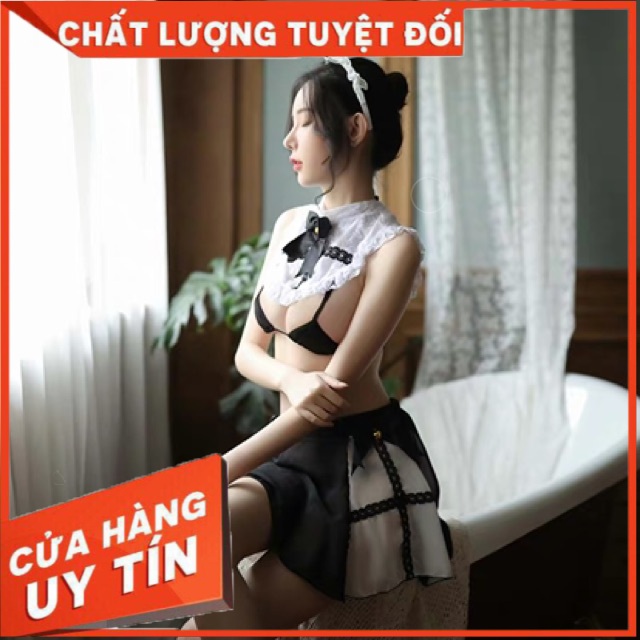 (NOW SHIP GIAO NHANH 1H)  Sx674 cosplay hầu gái - cosplay sexy gợi cảm - MinhTrang