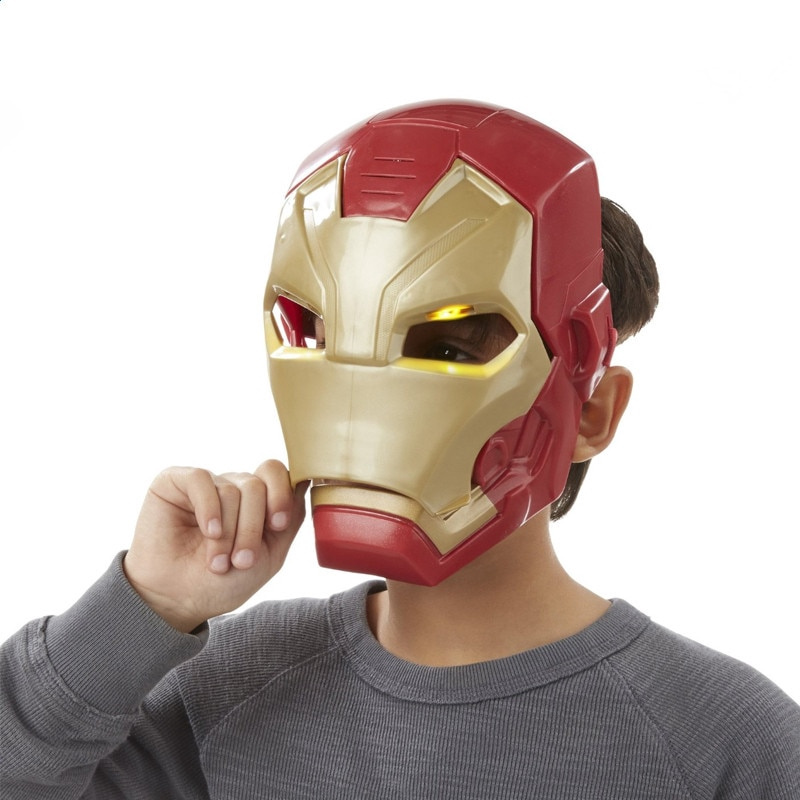 Marvel Mặt Nạ Hóa Trang Người Sắt Tony Stark Có Đèn Và Âm Thanh Cho Bé Trai thanh gươm diệt quỷ