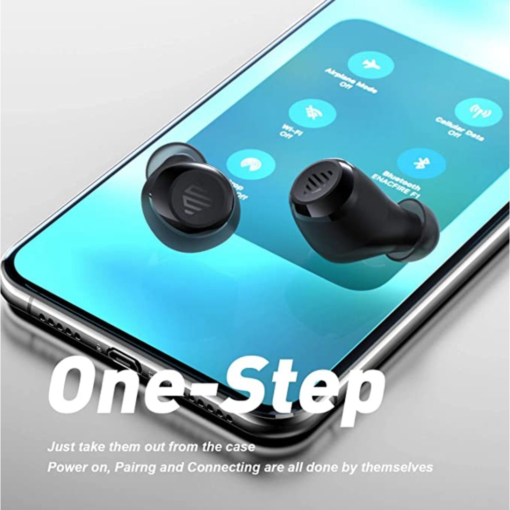 [Mã ELMS5 giảm 7% đơn 300K] [TOP AMAZON US] Tai Nghe True Wireless ENACFIRE F1 Kiêm Sạc Dự Phòng 2600mAh | BigBuy360 - bigbuy360.vn