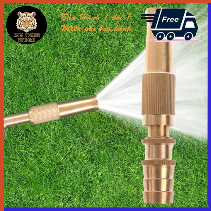 Vòi Xịt Tăng Áp Suất Nước - đầu vòi xịt tăng áp tưới cây rửa xe - Tặng Đai Siết