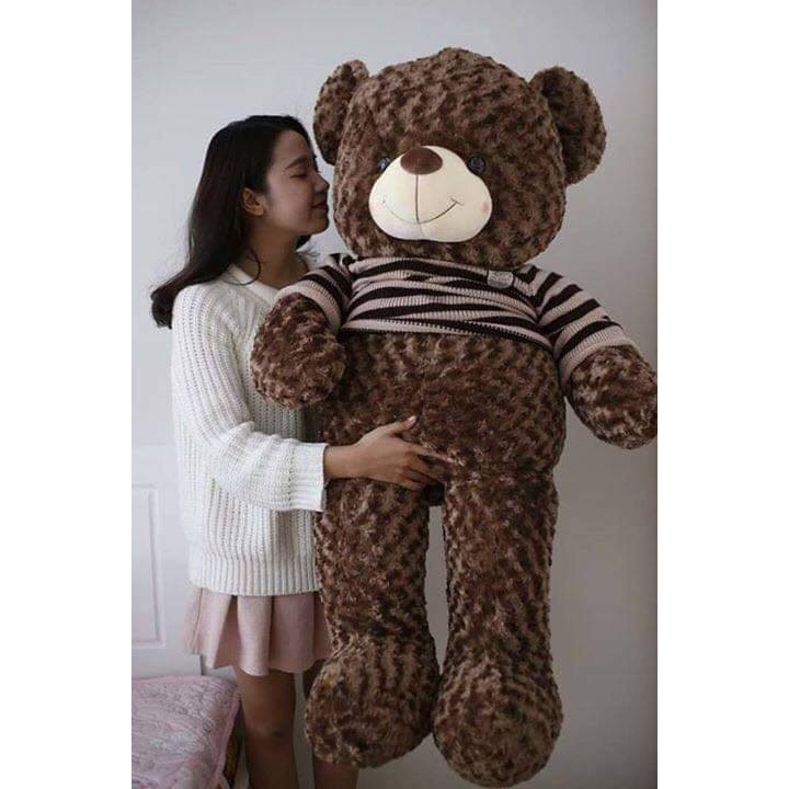 Gấu bông Teddy 1m2 Hàng Cao Cấp - Mẫu Gấu Teddy Đẹp dùng làm Quà Tặng - TD1m2