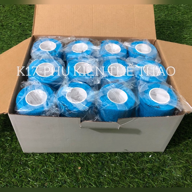 Băng keo thể thao cao su non, băng cuốn vải co giãn hỗ trợ vận động, phòng tránh chấn thương